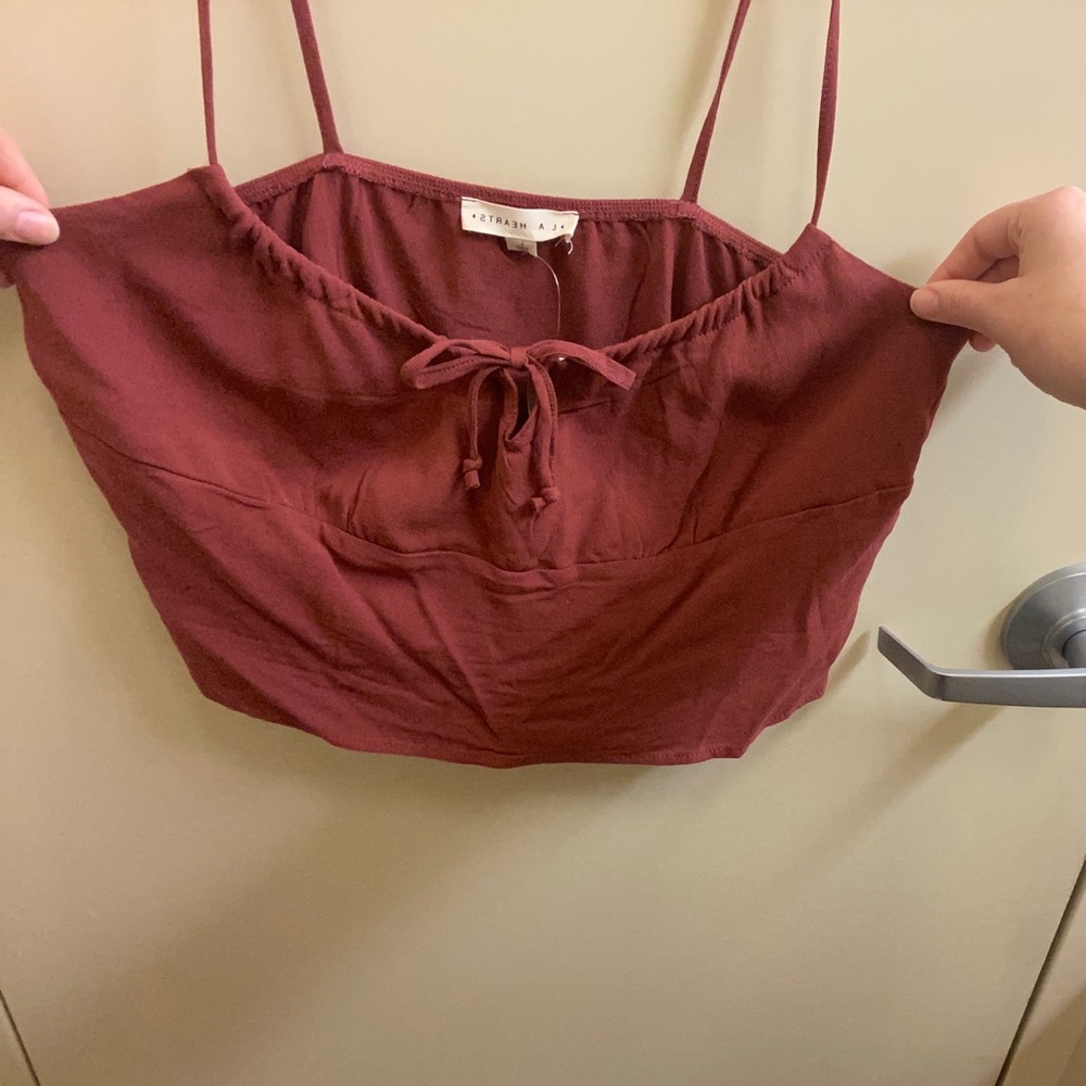 L.A. Hearts Cropped Tank Top